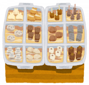 居酒屋のおでん5種盛りを注文した時の理想形