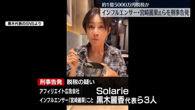 東京国税局､女性インフルエンサー黒木麗香氏を1.5億円の脱税容疑で告発