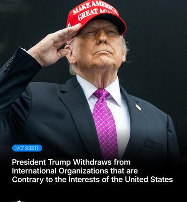 アメリカのトランプ大統領､66の国際機関からの脱退を指示