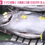 2026年の｢一番マグロ｣､6年ぶりにすしざんまいを運営する｢喜代村｣が落札 落札額は5億1030万円ｗｗｗｗ