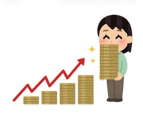 【悲報】投資しない奴「インフレ辛い・・・」投資してる奴「うぉ！メッチャ資産増えた」←この差