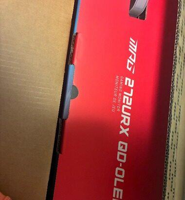 MSIの4Kゲーミングモニター届いたったったｗｗｗｗｗ