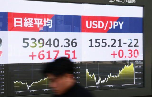 【経済】円安進み、一時155円台半ば　高市首相の発言「円安容認」との見方