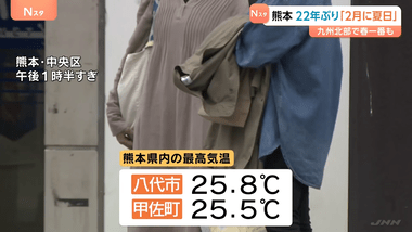 【悲報】日本､さすがに暑すぎる 熊本ではもう夏日観測