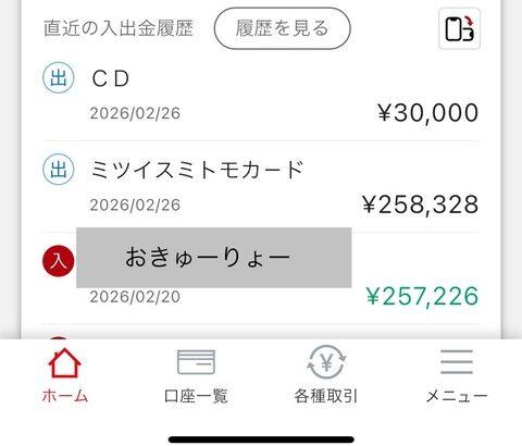 【画像あり】底辺俺、給料より「クレカ代」の方が高くて泣くｗｗｗｗｗｗ