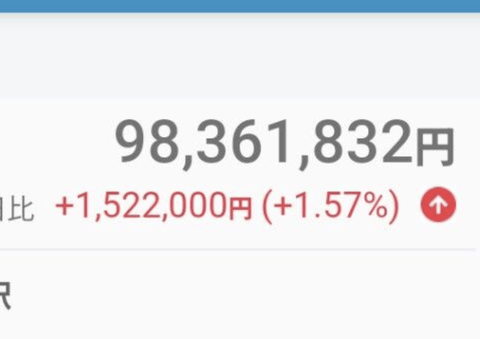 【悲報】ワイ、株価が上がりすぎて悔しい