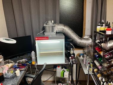 ワイ新しい塗装ブース(5万円)を購入！