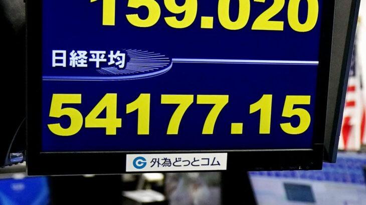 円下落一時159円台　有事のドル買い