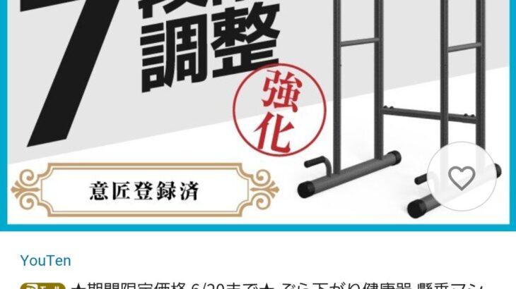 【画像】ワイ、ガチのマジで懸垂台の購入を決意