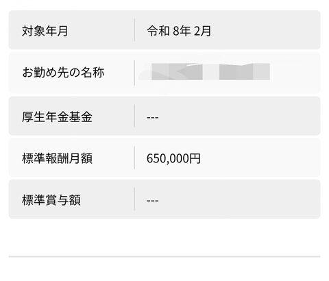 【画像あり】ぼく氏の「厚生年金」、もうダメそう・・・