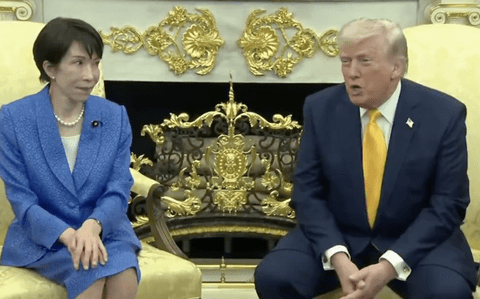 記者「イラン攻撃前になぜ日本に連絡しなかったか？」トランプ「奇襲を信条にしてるのは真珠湾攻撃した君たち日本だろ？」高市(ニヤニヤ)