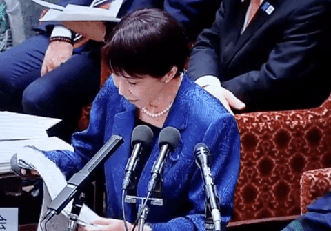 【悲報】高市早苗さんが統一教会について質問された様子がこちら