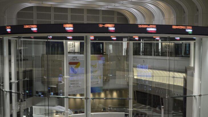 【株価】東証大幅反落、終値1866円安　中東混乱、原油高を懸念