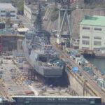 【海自】建造順調!! 「空前の最強戦闘艦」に新たな動き 三菱重工造船所で