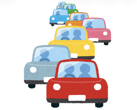 【悲報】日本さん「祝日や！GWや！一斉に休むぞお前らぁ！w」→交通渋滞