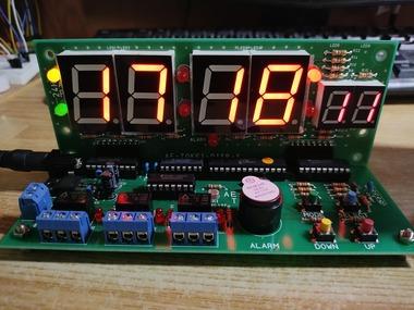 秋月電子の時計キット作った