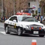 運転してたらパトカーに捕まっちゃった(；A；)