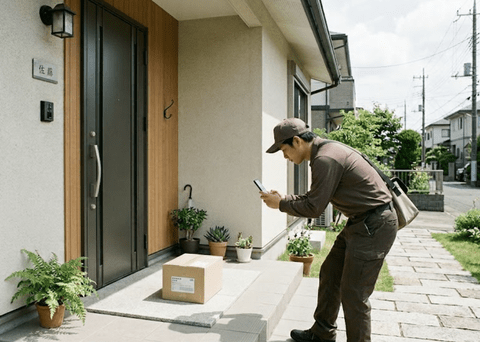 【悲報】Amazon「配達が完了しました」→配達員が玄関撮った画像送信