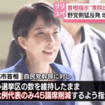 【悲報】比例代表のみ45議席削減を高市が指示、自民が今国会に提出へ