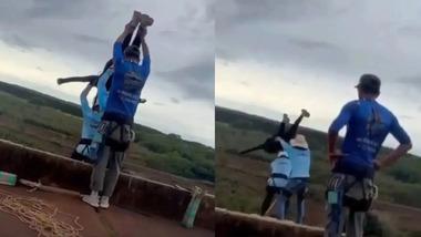 【悲報】ロープ付け忘れてバンジージャンプをさせられた女性が40メートル下に落下して死亡 イベント関係者6人を拘束