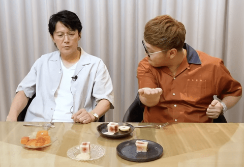 【動画】ヒカキン「これが10万円の桃でぇ、これが100万円の桃でぇ(ﾆﾁｬｱ」共演者「うわぁ‥」