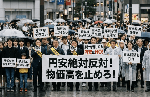 左翼「円安を止めろ！円安になると日本人の生活が苦しくなる」←これ