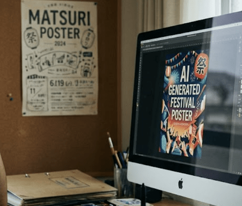 10年間毎年5000円で受注してた祭りのポスター制作の仕事、AIに奪われたんやが…