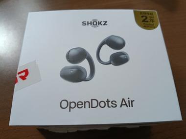 SHOKZの耳に挟むイヤホン買った🥺
