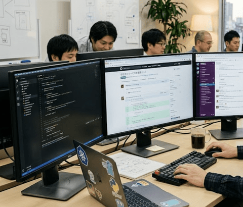 ぼく「Githubをソース公開で使ってたんだよね？」新人「はい！」