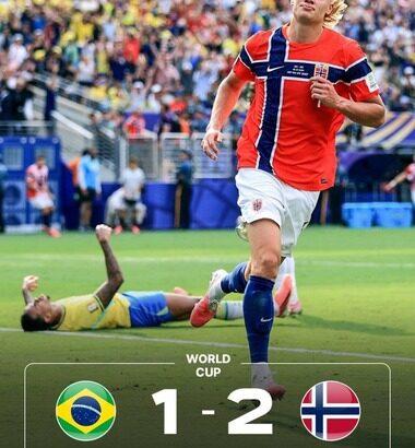 【サッカーW杯】ブラジルvsノルウェー､1-2でノルウェーが勝利 怪物ハーランドが2発でブラジル沈める