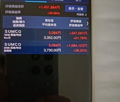 株で140万儲かってる。来年には億プレーヤーかもしれん