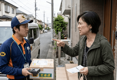 【悲報】宅配業者へのカスハラが深刻化。客から「使えない」「アホ」「すぐ持ってこい」など暴言