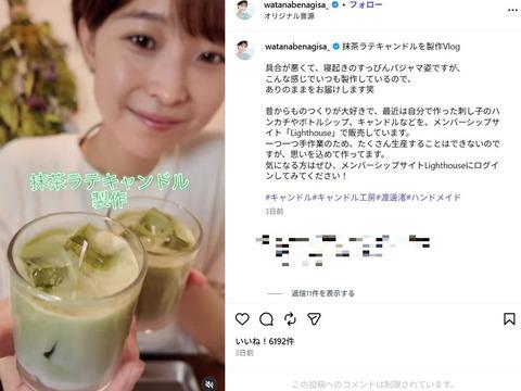 渡邊渚、ハンドメイド作品を会員制オークションで販売→開始価格から18倍の「9万円」で落札