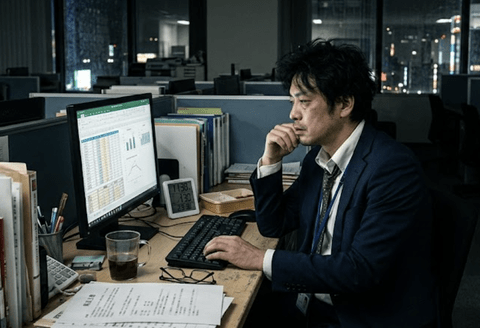 【朗報】厚生労働省「残業月に45時間以上していいよ」