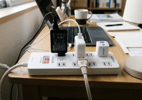 【注意喚起】電源タップの寿命の目安は3〜5年です