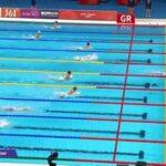 アジア大会･水泳200M平泳ぎ､17歳の大橋信が2分4秒83の世界新記録で金メダル