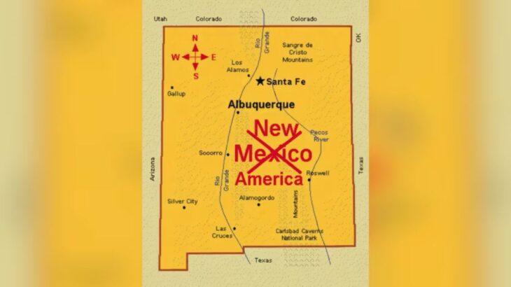トランプおやびん、ニューメキシコ州を「ニューアメリカ州」と改名した地図を公開wwwwwww