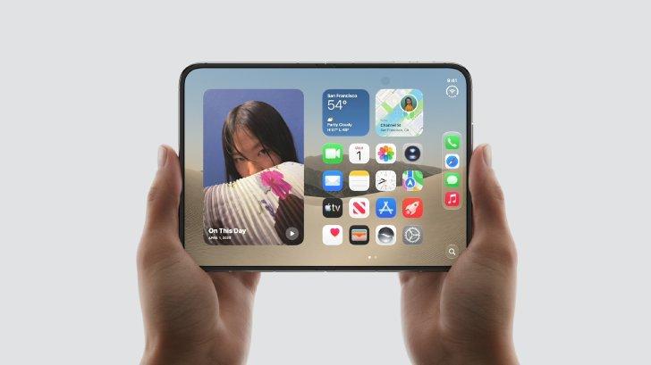 【米国株】「iPhone Duo」発表　Apple初の折りたたみスマホ　36万4800円から