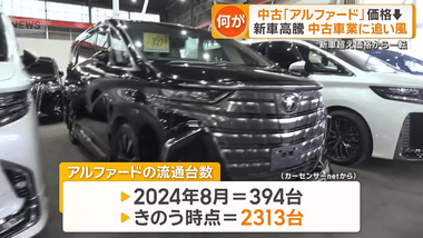 【悲報】｢アルファード｣の中古車価格が下落 2023年式の平均金額が2024年は600万超→今437万円 中古車市場活況の中なぜ？有識者｢バブルはじけた｣