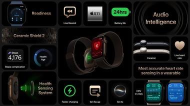 「Apple Watch Series 12」と「Apple Watch Ultra 4」9月18日発売 心拍測定やAI進化 セラミックモデルも登場
