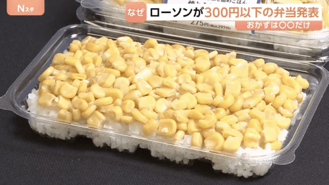 【悲報】ローソンのコーン弁当、中国のネットユーザーから「ニワトリだって色々食べてる」「かわいそう」