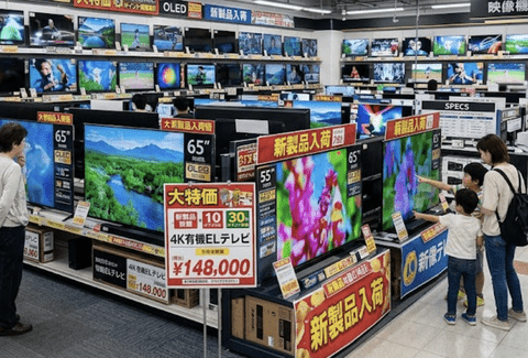 【悲報】家電量販店「中国家電が飛ぶように売れるんです。もはや日本人は日本メーカーの製品を買いません」