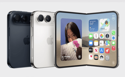 【速報】Apple、折りたたみスマホ「iPhone Duo」を発表。364,800円から
