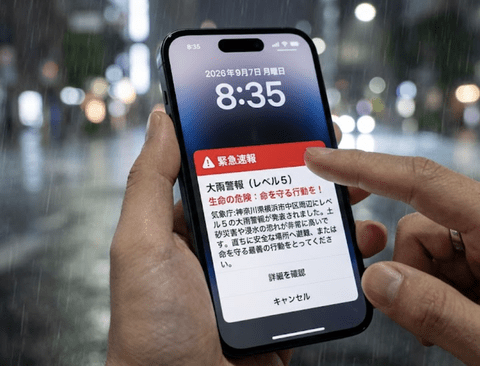 【悲報】最近レベル5の大雨多くね？