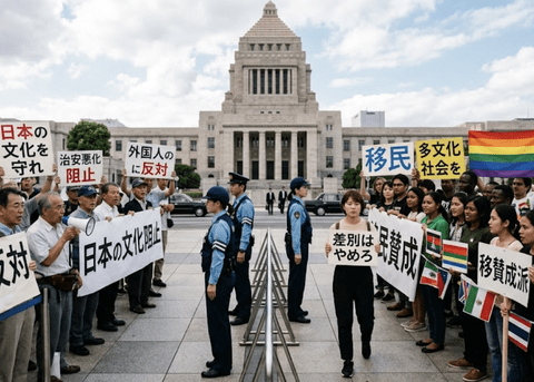 「移民は治安が悪くなる！」vs「反対するなら対案！人手不足の対案だぜ！」←この構図どう思う？
