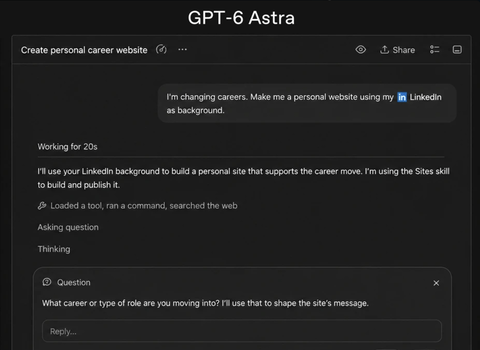 GPT-6 Astraが出たけどお前らAI何に使ってる？