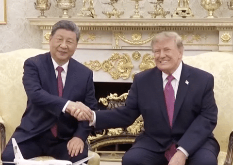 トランプ大統領「次は11月に中国で習主席と会談する。そして12月にはフロリダでまた会談しまーす」