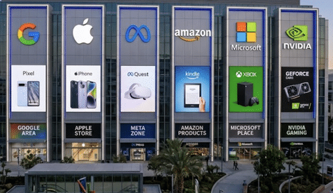 Google、Apple、Meta、Amazon、Microsoft、NVIDIA←この中で先に凋落しそうな企業
