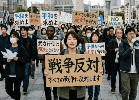 左翼「戦争反対！」一般人「コイツら何言ってんだ。戦争賛成な人はいないだろ…」