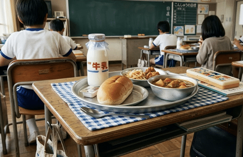 【悲報】昭和生まれさん、給食の牛乳を瓶で飲んでいた